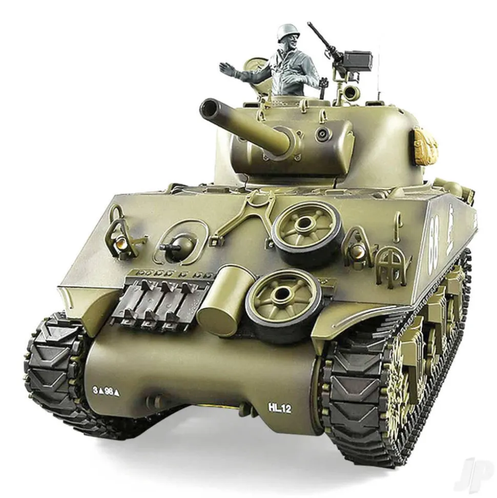 Heng Long RC 1/16 US M4A3 Sherman with BB and IR Battle System