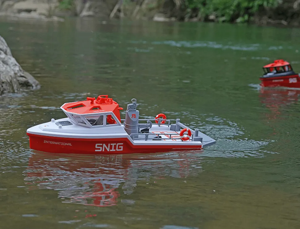 Heng Long SNIG Rescue Brushless RTR RC Boat - White