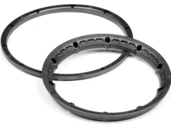 HPI Racing Heavy Duty Bead Lock Rings, gunmetal, 2pcs
