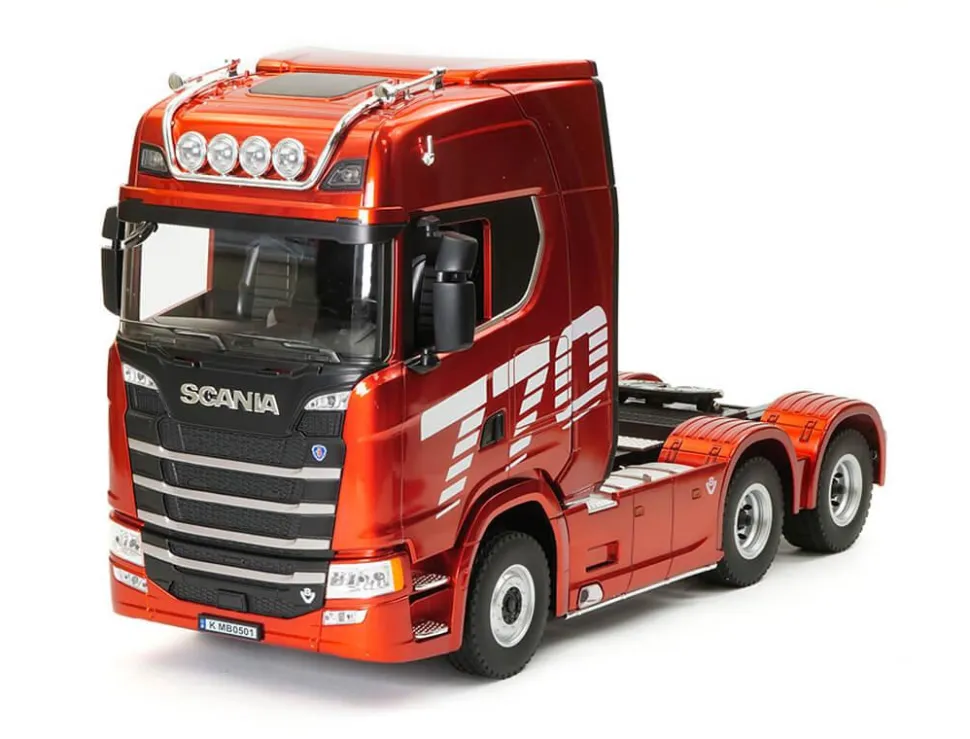HuiNa RC 1/18 2.4G 19CH Scania 770S Red RC Haulage Truck RTR