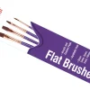 Humbrol Brush Pack Flat Synthetic Brushes
