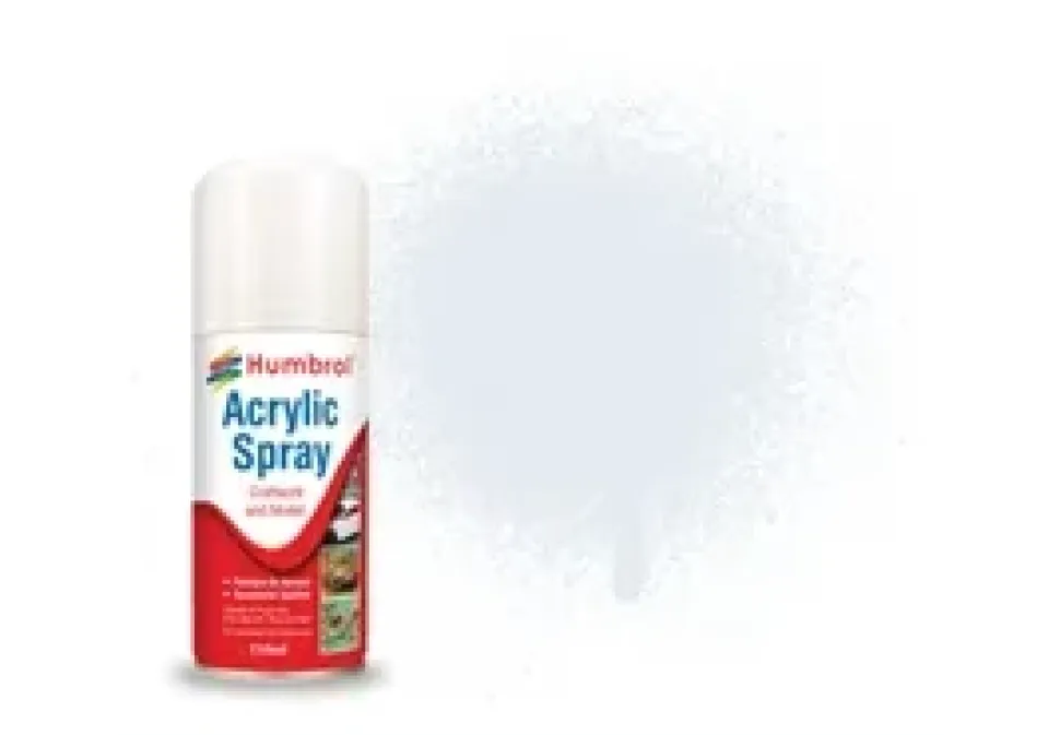 Humbrol 191 Metallic Chrome Silver 150ml Acrylic Spray Paint