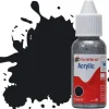Humbrol 21 14ml Acrylic Gloss Black Paint Dropper Bottle