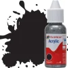 Humbrol 33 14ml Acrylic Matt Black Paint Dropper Bottle