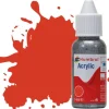 Humbrol 174 14ml Acrylic Satin Signal Red Paint Dropper Bottle