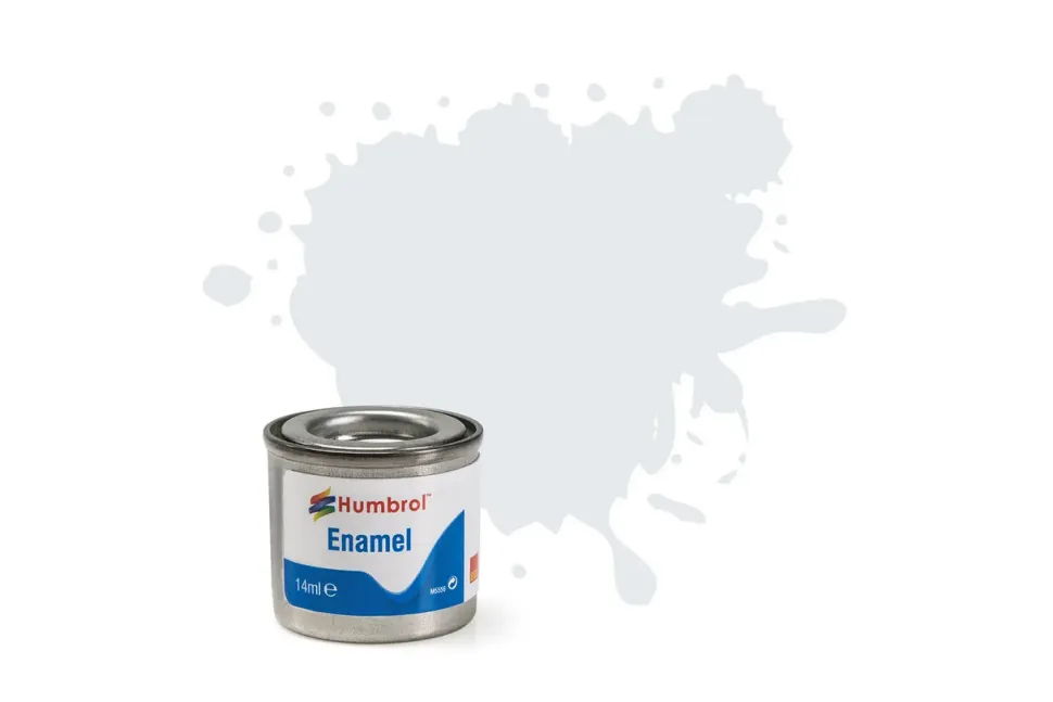 Humbrol 191 14ml Enamel Metallic Chrome Silver Paint Tinlet