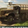 IBG Models 1/72 Diamond T 968 soft cab cargo truck with M2 MG Model Kit