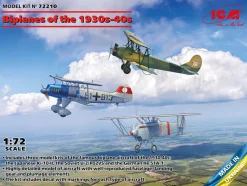 ICM 1/72 Biplanes of the 1930s-1940s Model Kit