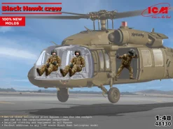 ICM 1/48 Black Hawk Helicopter Crew (3 Figures)