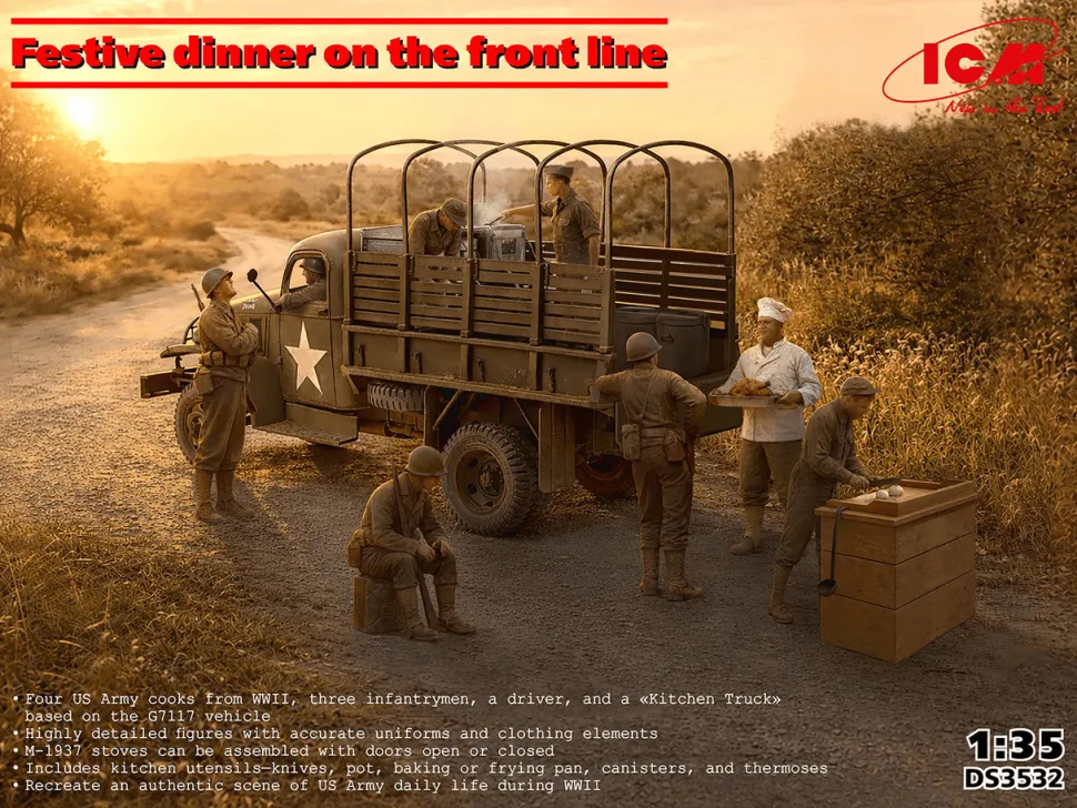 ICM 1/35 Festive Dinner on the Front Line
