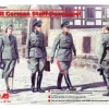 ICM 1/35 German Staff Personnel Model Figures
