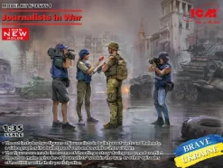ICM 1/35 Journalists In War Model Figures