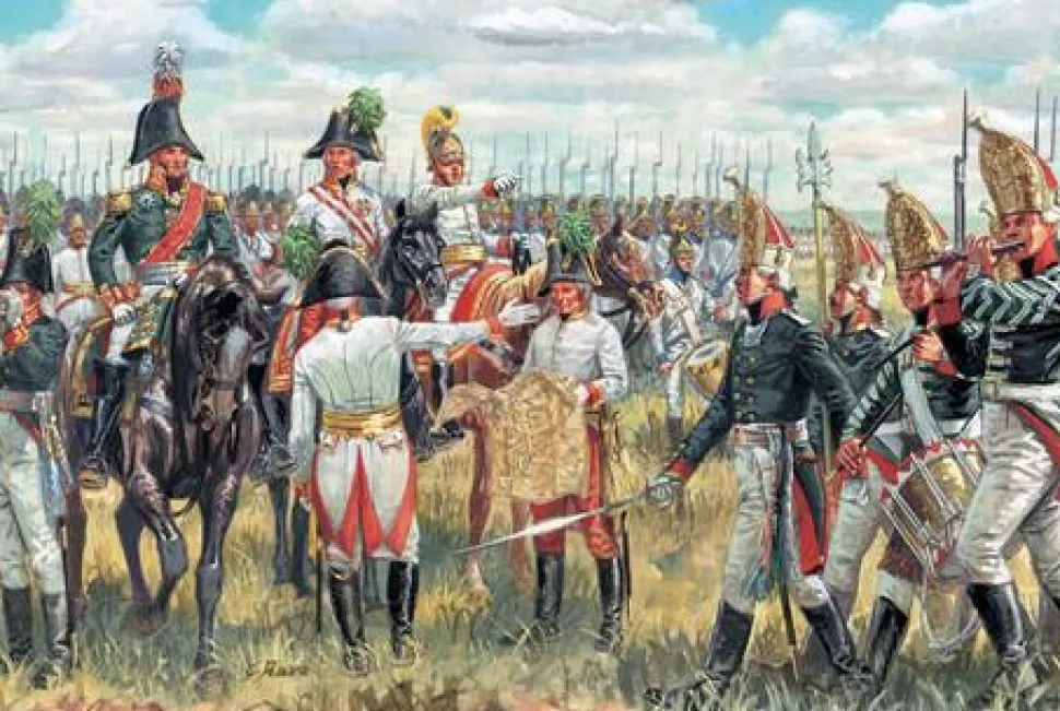 Italeri 1/72 Austrian & Russian General Staff