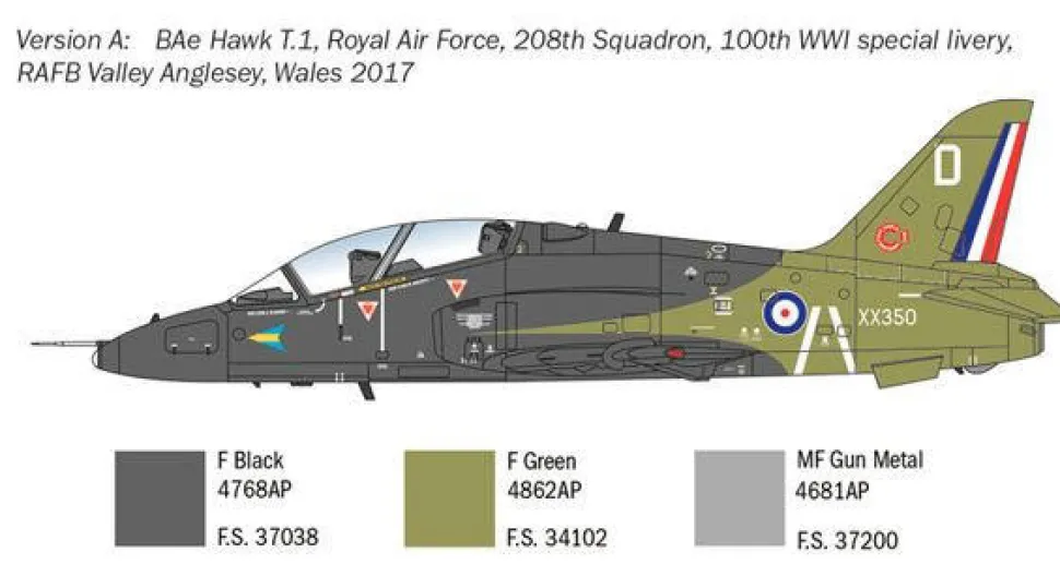 Italeri 1/48 BAe Hawk T.1