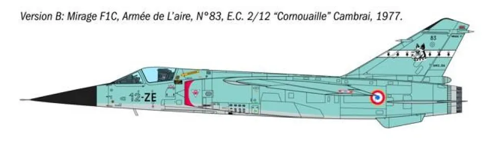 Italeri 1/48 Dassault Mirage F1 C/CR