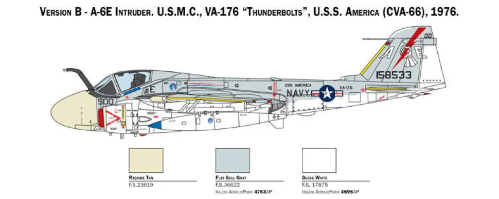 Italeri 1/72 Grumman A-6E TRAM Intruder