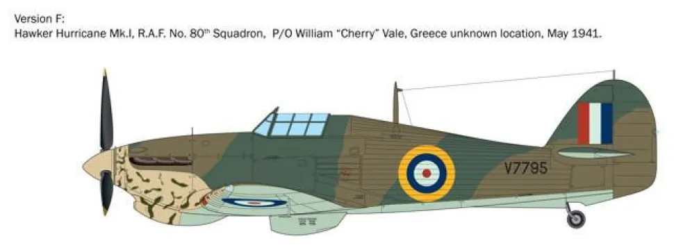 Italeri 1/48 Hawker Hurricane Mk 1 Aces