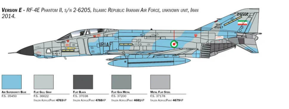 Italeri 1/48 McDonnell Douglas RF-4E Phantom II