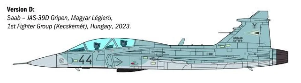 Italeri 1/48 Saab JAS 39 Gripen Twin Seater