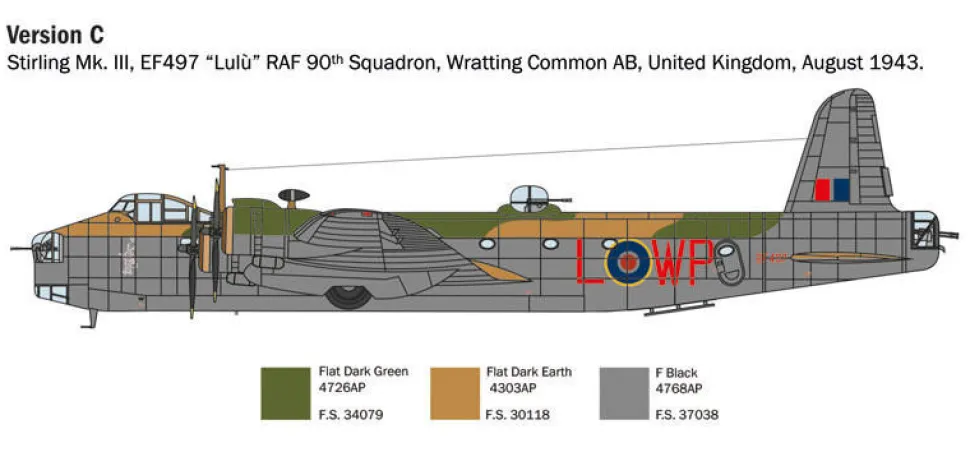Italeri 1/72 Short Stirling Mk. III
