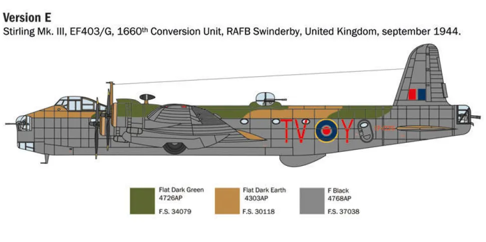 Italeri 1/72 Short Stirling Mk. III