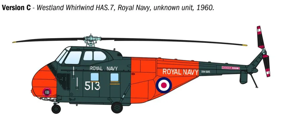 Italeri 1/72 Sikorsky HO4S-3 / HAS.7 / H-19