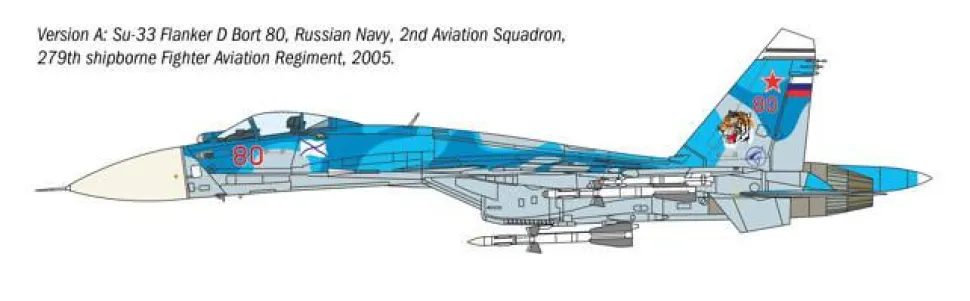 Italeri 1/72 Sukhoi Su-33 Sea Flanker–D