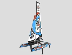 Joysway Binary V3 Cataraman Sailboat RTR W/Smart Sail Tech RC Boat