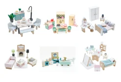 Le Toy Van Cherry Tree Hall Dolls House Bargain Bundle