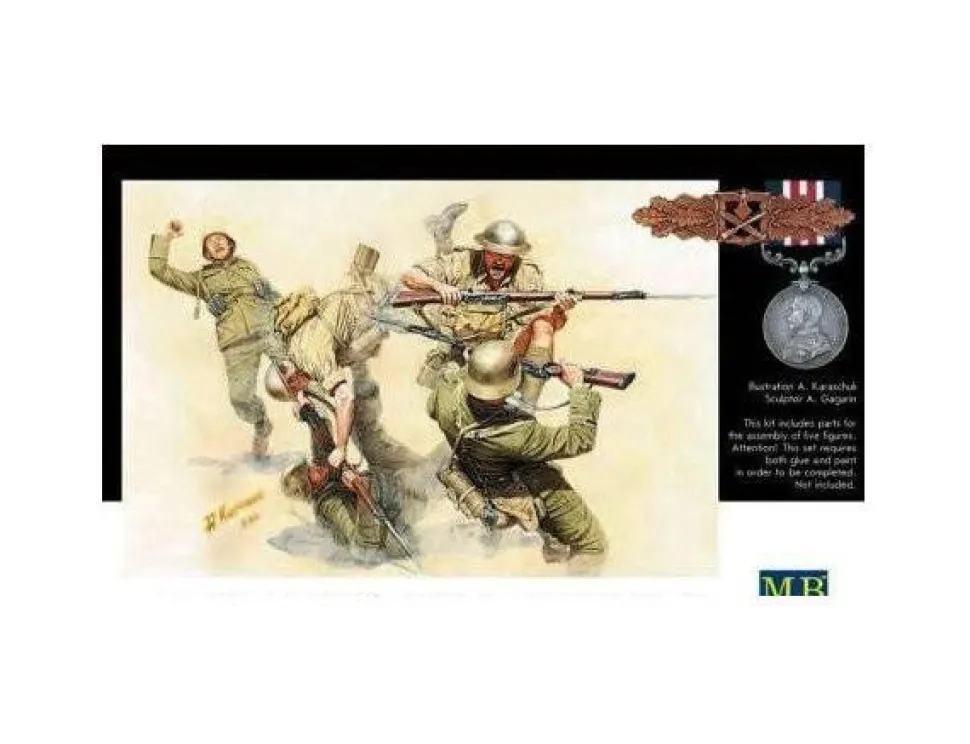 Master Box 1/35 Battles in North Africa Kit 1 Model Figures