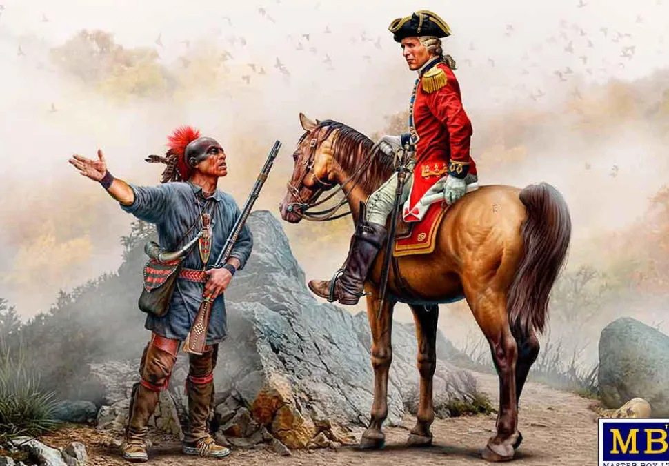 Master Box 1/35 Indian Wars Series XVIII Century Kit 3 - Enemy Movement Report