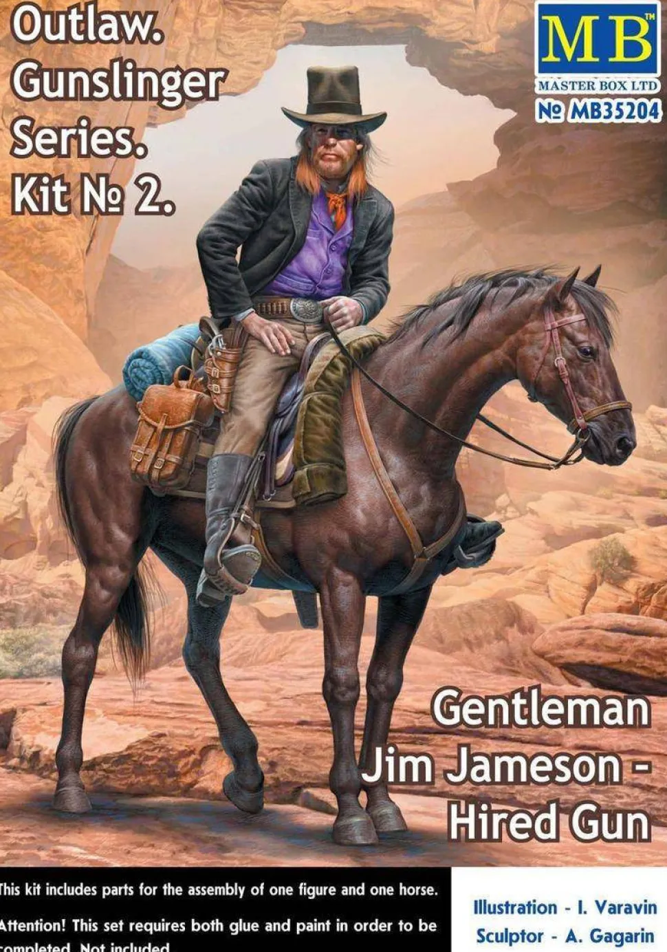 Master Box 1/35 Outlaw Gunslinger Series Kit 2
