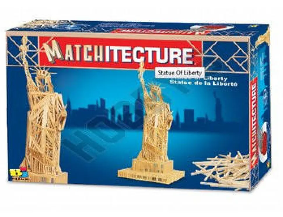 Matchitecture Statue Of Liberty Matchstick Model