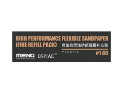 Meng Models Flexible Sand Paper 180 Grit Refill (x6)