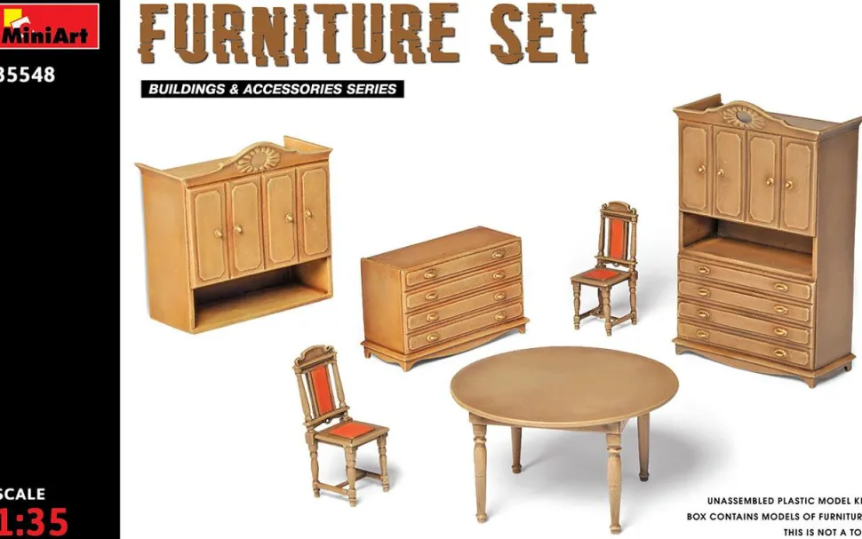 MiniArt 1/35 Furniture Set