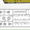 MiniArt 1/35 Vegetables And Wooden Crates Model Kit