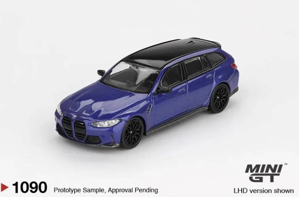 Mini GT 1/64 BMW M3 Competition Touring Portimao Blue Metallic (RHD)