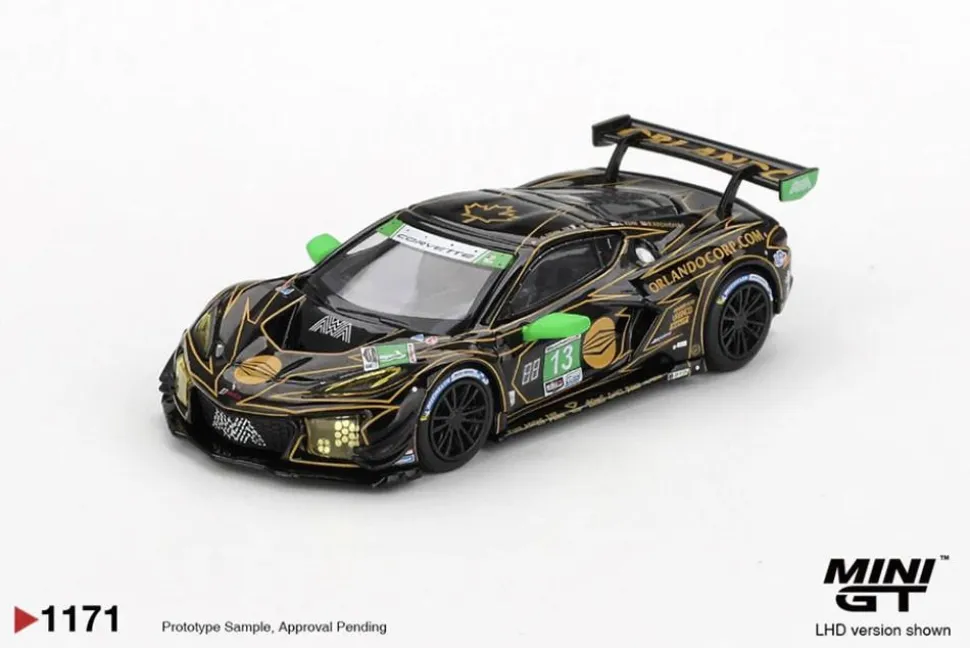 Mini GT 1/64 Chevrolet Corvette Z06 GT3.R No.13 AWA 2025 IMSA Daytona 24 Hrs (LHD)