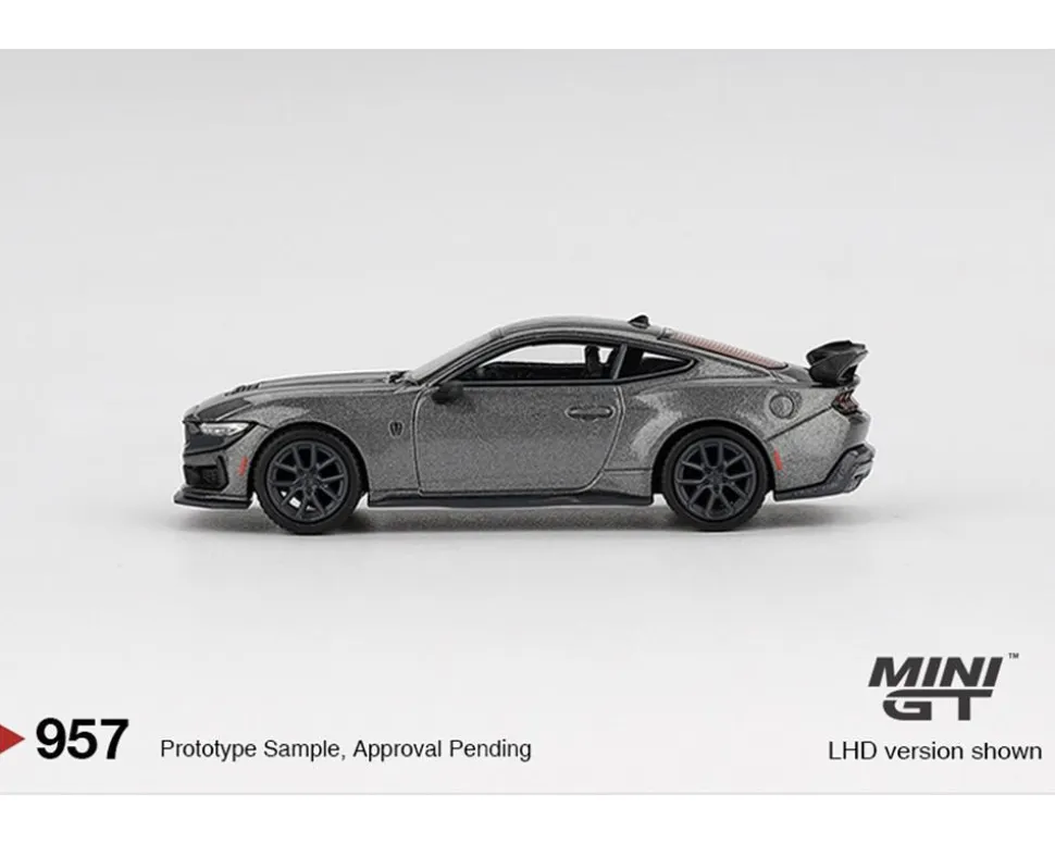 Mini GT 1/64 Ford Mustang Dark Horse 2024 Carbonized Grey (RHD)