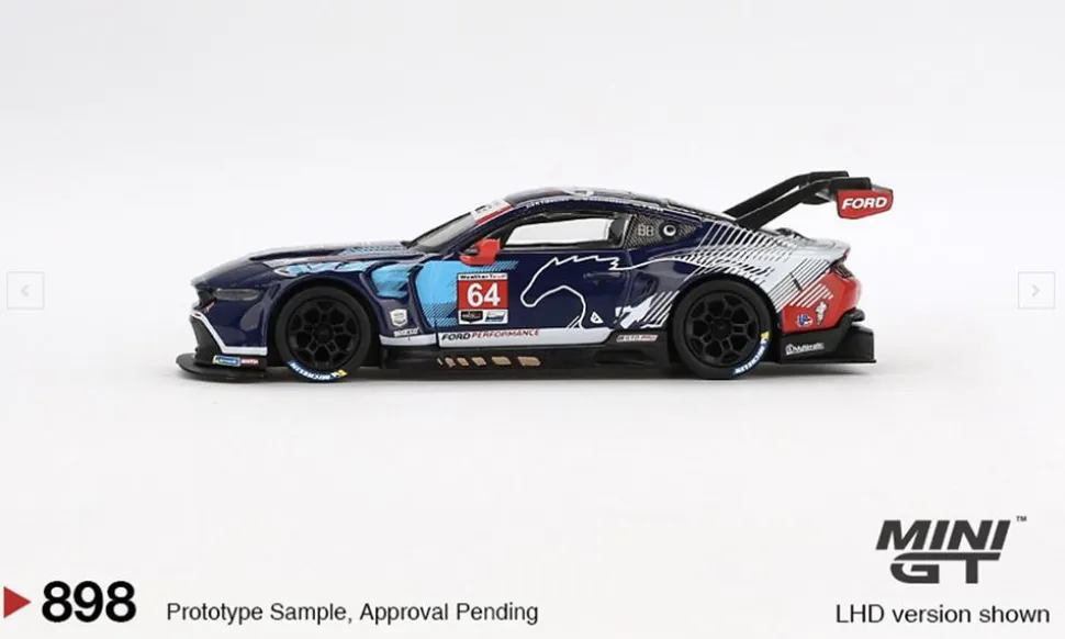 Mini GT 1/64 Ford Mustang GT3 No.64 Ford Multimatic Motorsports 2024 IMSA (LHD)