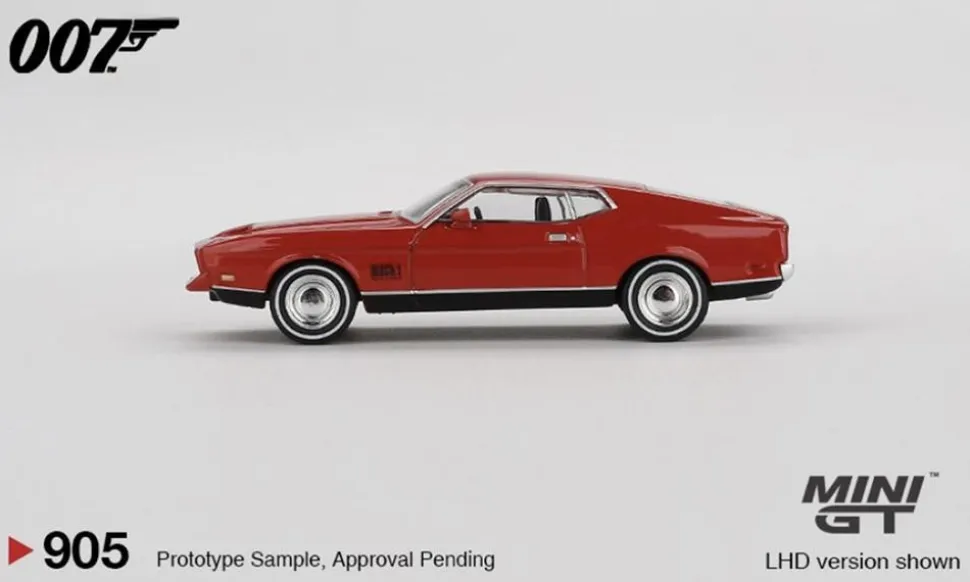 Mini GT 1/64 James Bond (Diamonds Are Forever Movie) Ford Mustang Mach 1