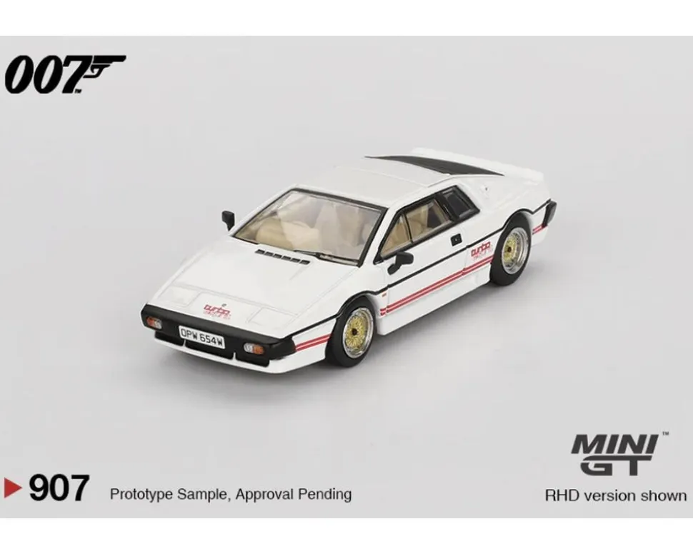 Mini GT 1/64 James Bond (For Your Eyes Only Movie) Lotus Esprit Turbo White