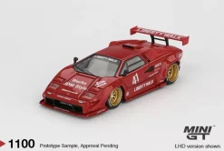 Mini GT 1/64 Lamborghini Countach LB-Works Red