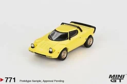 Mini GT 1/64 Lancia Stratos HF Stradale Giallo Fly Yellow (LHD)