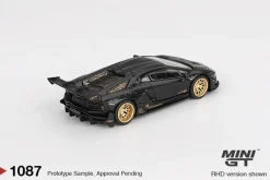 Mini GT 1/64 LB Works Lamborghini Aventador Limited Edition Matte Black (RHD)