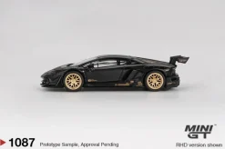Mini GT 1/64 LB Works Lamborghini Aventador Limited Edition Matte Black (RHD)