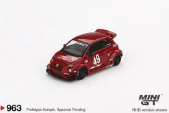 Mini GT 1/64 LB-WORKS x Abas Works ABARTH 595 Red