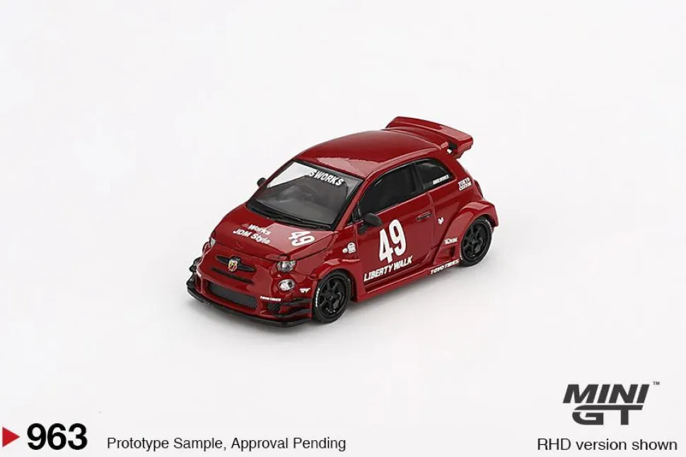 Mini GT 1/64 LB-WORKS x Abas Works ABARTH 595 Red