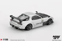 Mini GT 1/64 Mazda RX-7 Re-Amemiya Silver Metallic