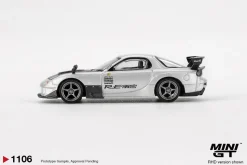 Mini GT 1/64 Mazda RX-7 Re-Amemiya Silver Metallic